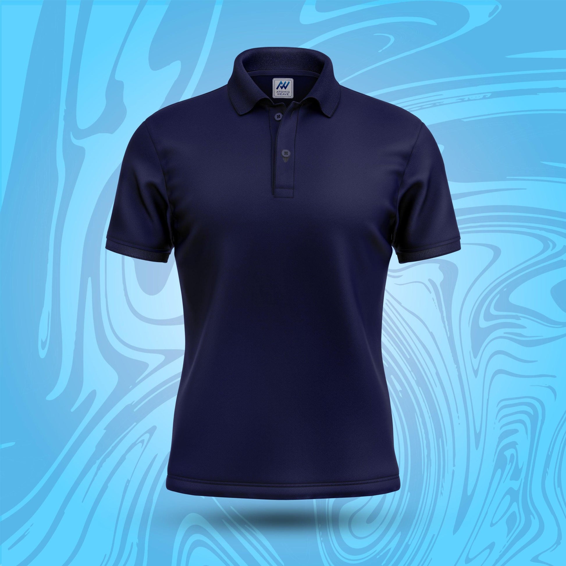 Navy polo shirt