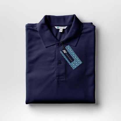 Navy polo shirt