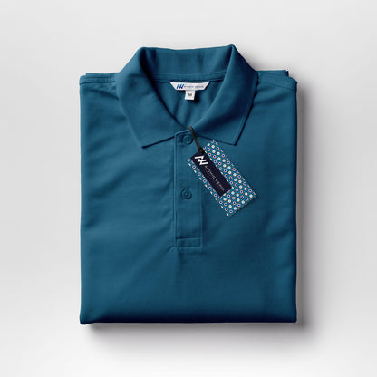 Polo-Shirt Zinc Blue