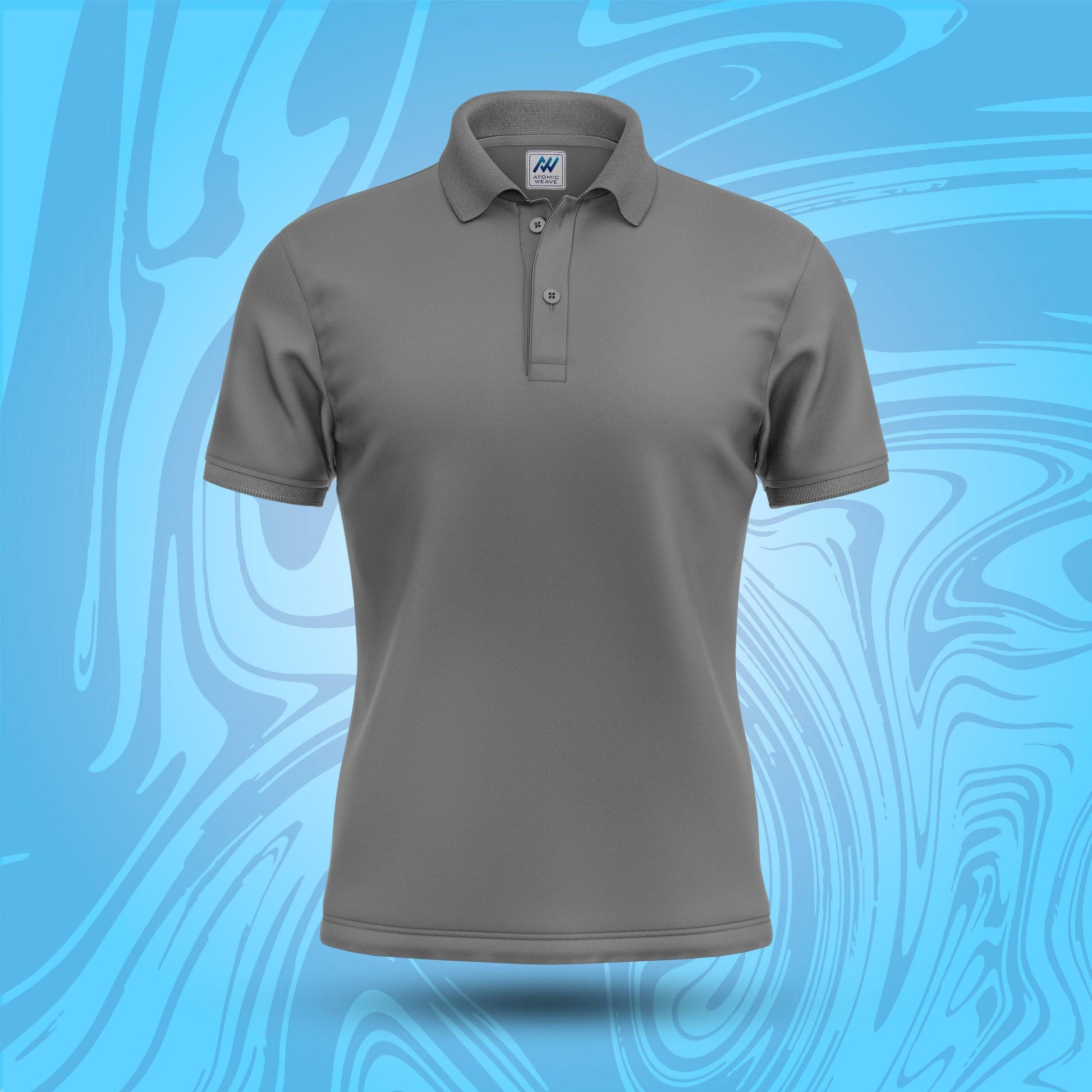 Steel Grey Polo t shirt