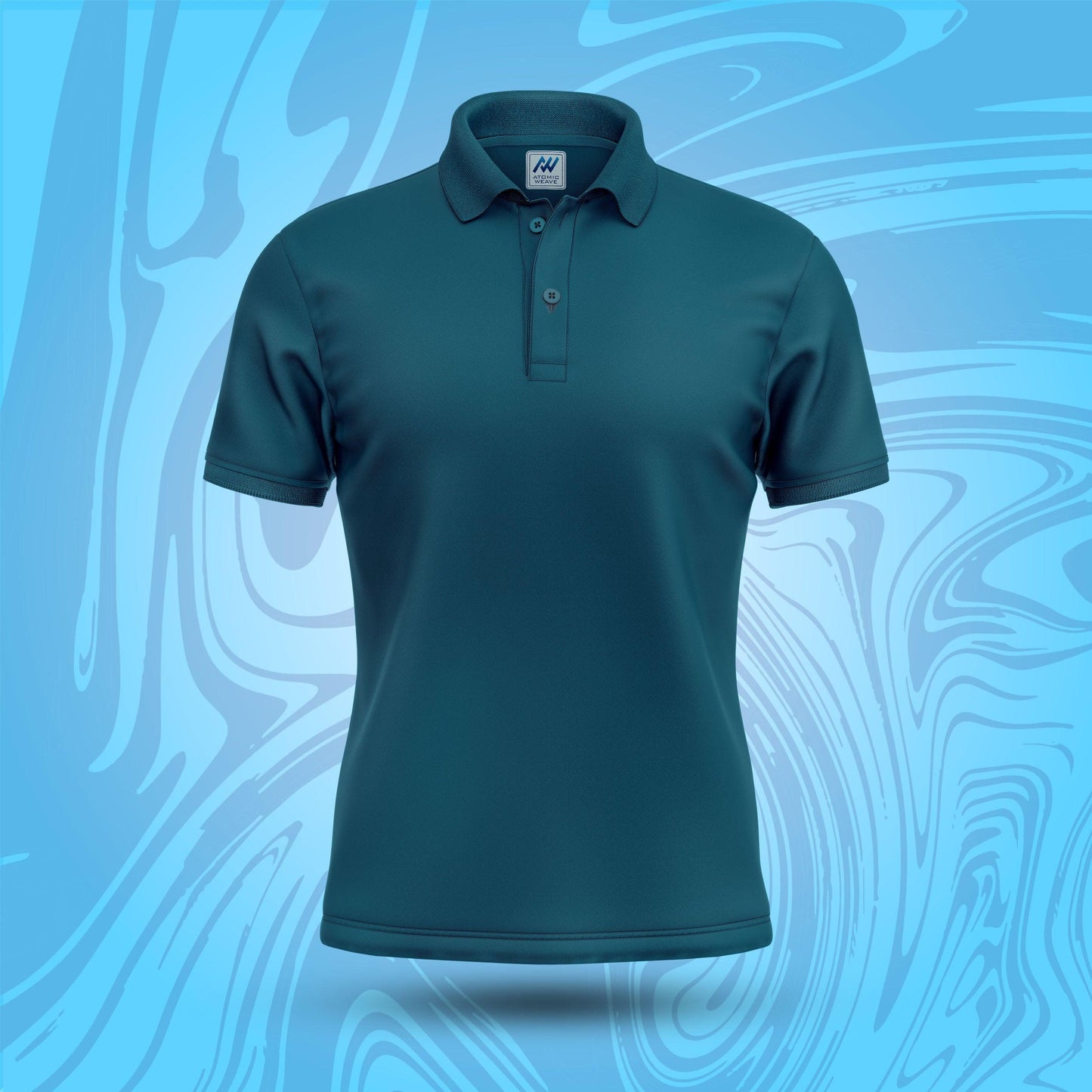 Polo-Shirt Zinc Blue