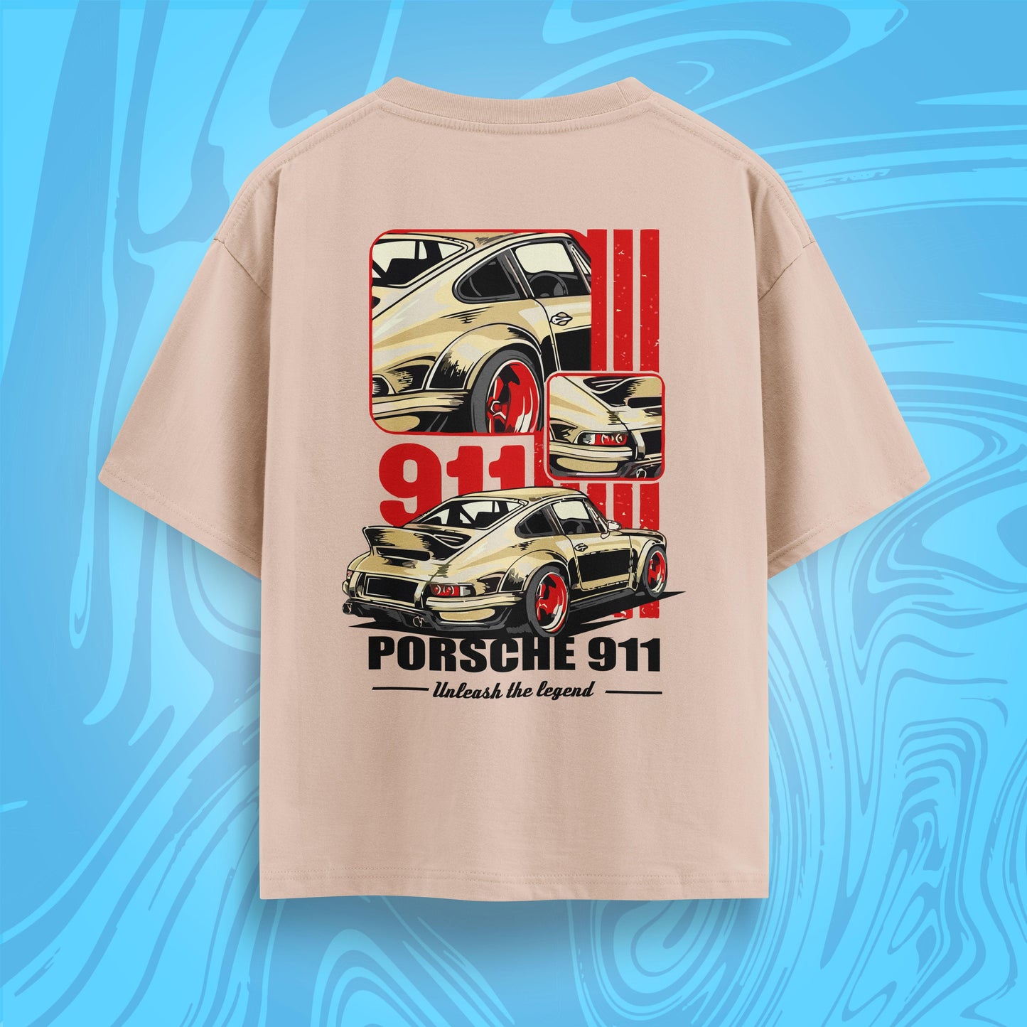 Porsche 911 Oversized T-Shirt