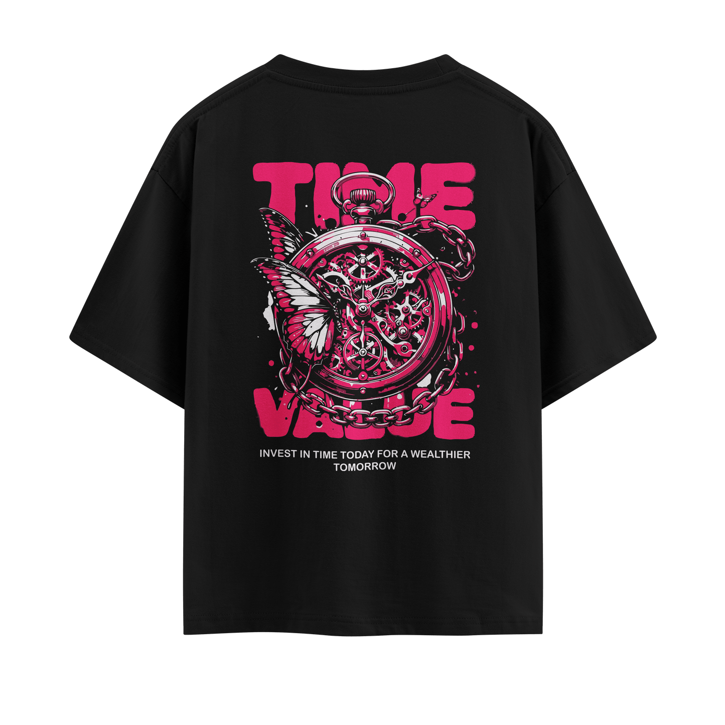 Time Values Oversized T-Shirt