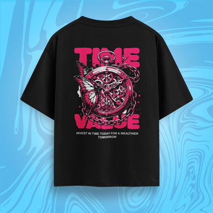 Time Values Oversized T-Shirt